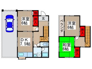 星野様方貸家A棟の物件間取画像